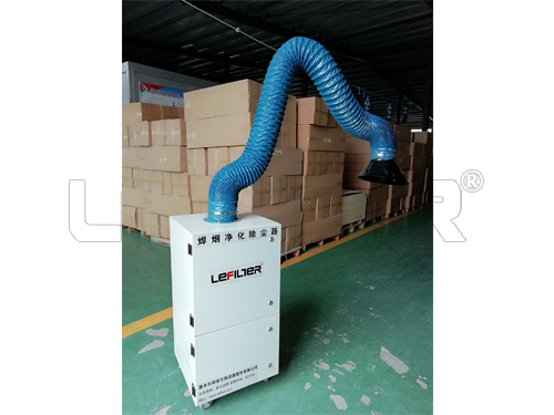 Mobile Welding Fume Extractor With lead dust collector