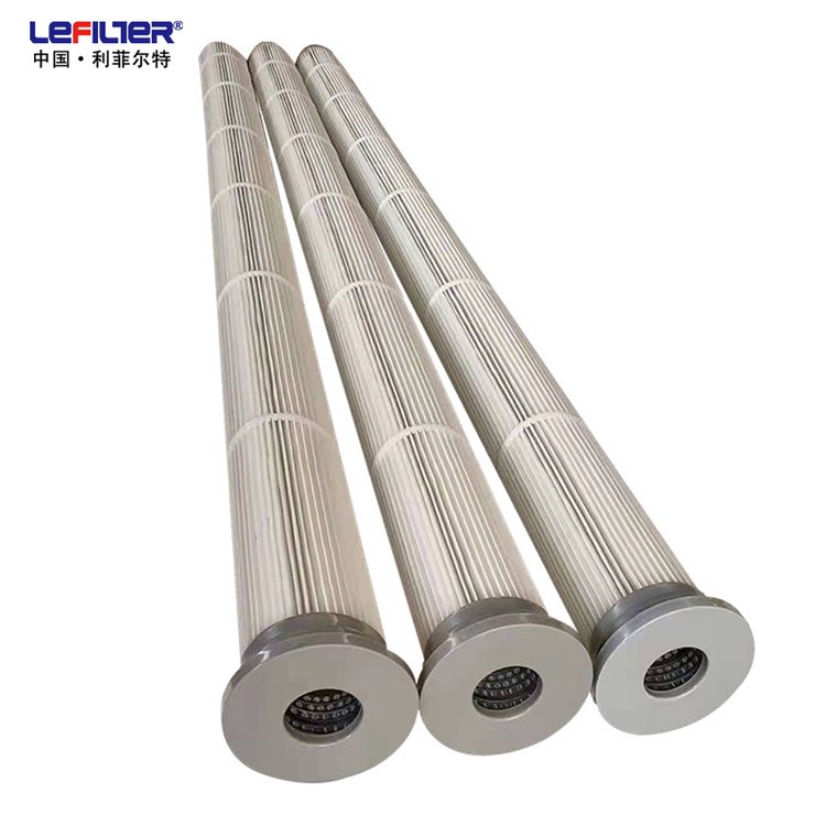 Lifilter replacement air dust filter cartridge Polyester long fiber dust filter cartridge 160*2400